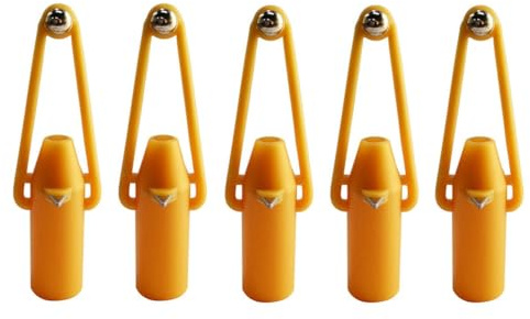 Tidevib Raschietto per sigillatura per fughe di piastrelle, spargitore di sigillanti, strumento da costruzione con manico in metallo e ABS, 95 mm, giallo