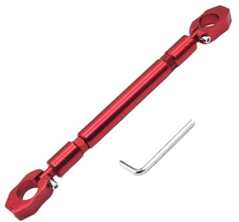 Cros Moto Bar - di bilanciamento regolabile | Stabilizzazione manubrio scooter estensione rinforzata, accessorio per la modifica di guida sicura, parte di moto tuning