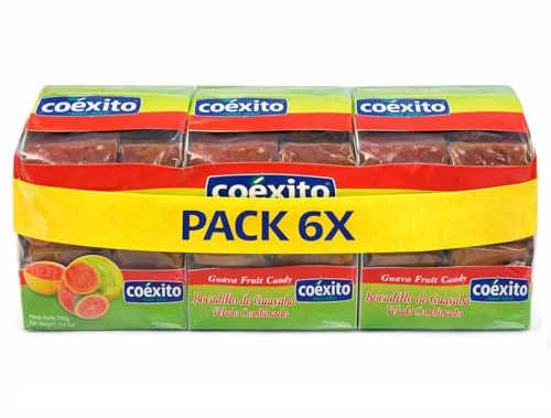 Pack 6x Bocadillos de Guayaba Veleño Rojo Premium Coexito | 6 Cajas (Total 2,88 kg) | Dulce de Guayaba Colombiano | Ideal para Ciclistas y Deportistas