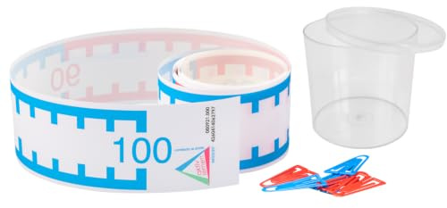 WISSNER® Zahlenstrahl-Rechenband 0-100 (3m lang) – Messen