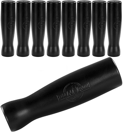TUNIRO ULTRAGRIP, 8 Stück ergonomisch geformte Kicker Griffe aus Naturkautschuk, für 16mm und 15,9mm (5/8 Zoll) Stangen