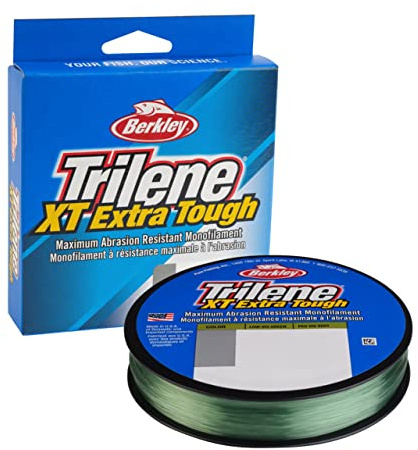 Berkley Trilene® XT®, Low-Vis Green, 12lb | 5.4kg, 300yd | 274m Monofilament Fishing Line, Suitable for Saltwater and Freshwater Environments