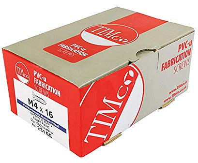 Timco 231ss CSK Edelstahl Selbst Bohrer PVC-Schraube M4 x 16 – (Box von 1000)