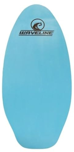 Waveline Neon Wooden Skimboard (Choose Size and Color) (Blue, 36)