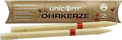 unicorn Entspannende Ohrkerzen 2 Stück, vegan