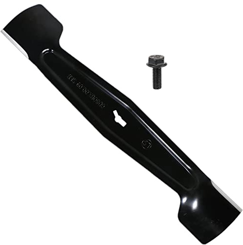 SPARES2GO 37cm Metal Blade for Qualcast Lawnmower + Bolt