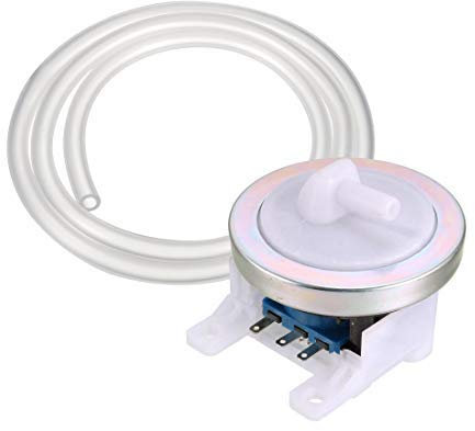 J60-220 Washing Machine 3-Pin Water Level Sensor Pressure Switch with Flexible Hose