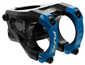 Funn Equalizer Stem, CNC Machined, 10mm Drop or Rise, 31.8mm Clamp | 6061 alloy, reversible flip-flop orientation, broad bar contact face, enduro, trail, cross-country, downhill and BMX use