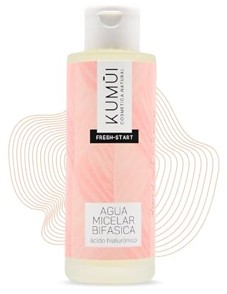 Natürliche Gesichtsreinigung Mizellenwasser mit Hyaluronsäure und Aloe Vera-KUMUI - Kreislauf aktivieren - 130ml
