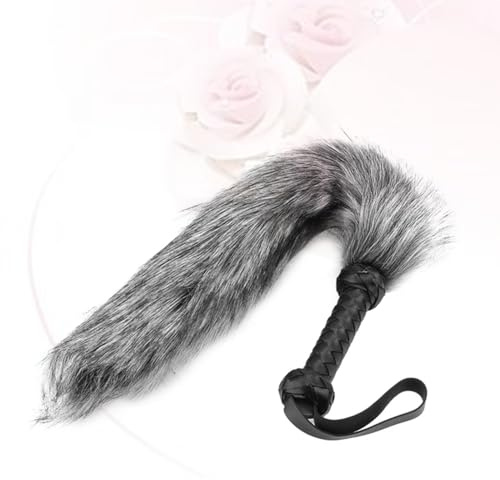 XaiYimee Frusta equestre di Peluche in Finta Pelle Frusta da Equitazione - Gioco di Ruolo