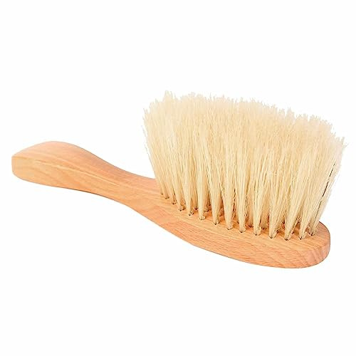 Bartbürste, multifunktionales Bartreinigungswerkzeug, professionelle Borsten, vegane Bartbürste, bequeme weiche Bartschrubber Bürste, leichter Bartkamm, für Zuhause, Hotel, Geschäftsreise, Badezimmer