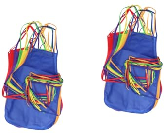 MAGICLULU Stk Klassenzimmer Schürze Kinderschürzen Kinder malen Spielhaus-Koch Bastel für Kinder Junge Lätzchen Kunstmalerei Mal Einweg Kittel Arbeit
