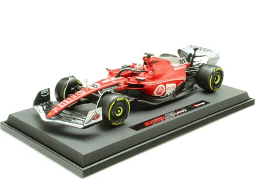 Ferrari SF-23 Charles Leclerc #16 GP LAS VEGAS Formel 1 F1 - Maßstab 1/18 30cm Modell Auto DieCast BBurago 18-16812L