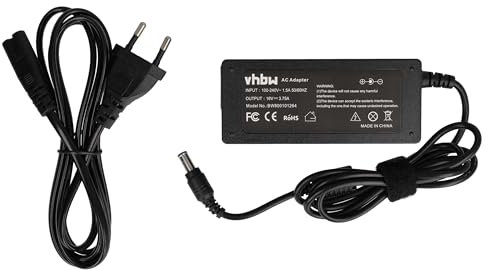 vhbw alimentatore compatibile con Sony Vaio PCG-GR370P, PCG-GR390, PCG-GR390K, PCG-GR390P notebook - 200 cm, 60 W