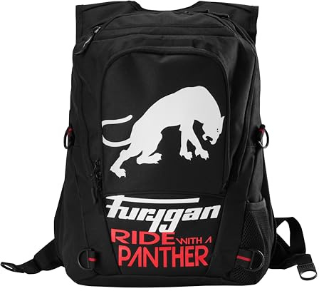 Furygan Thunder Evo 2 – Sac à Dos Moto 23L – Étanche, Compatible Gilet Airbag – Accroche Casque – Poche Ordinateur 15 pouces – Bretelles Ajustables