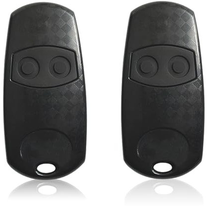 Fernbedienung Garagentor 433 MHz, 2 Stück Lernfähige Klonen Fernbedienung, Garagentoröffner Handsender Kompatible Top432EV/432NA/432A/432EE/432/432M/43S