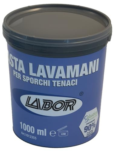 Pasta Lavamani 1L LABOR – Con Abrasivo Naturale e Profumo di Limone – Con Glicerina
