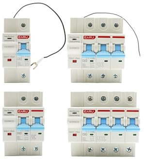 MOUKWLEK 1P 2P 3P 4P disyuntor Temporizador Control Remoto por Voz Vida Inteligente extintor de Inteligente automático Interruptor(1P,100A)
