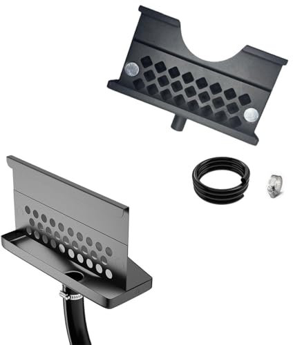 NVOQILIN Imbuto di drenaggio del grasso posteriore del collettore del grasso della teglia da forno adatto per l'aggiornamento della tazza del grasso