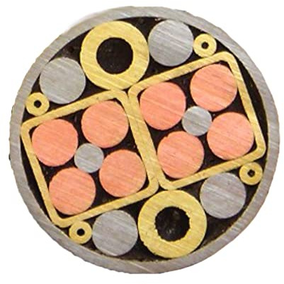 Mosaicos Pin Remaches, Remaches de mosaico de 12 x 50 mm, de cobre y acero inoxidable, for mango de cuchillo, accesorios de bricolaje