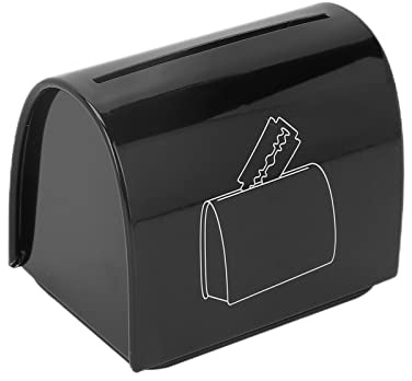 Cryfokt Caso de Eliminación de Cuchillas de Diseño Sellado, Casos de Eliminación de Afeitadora de Hierro Compacta de Seguridad Tamaño Compacto para Cuchillas de Afeitar Usadas