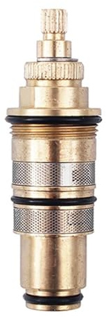 Thermostatic Brass Shower Cartridge, Bath Mixer Taps Shower Valve, Replacement Shower Cartridges, Constant Temperature Control Br-Ass Cartridge, Handle Spare Repair Kit, H-9