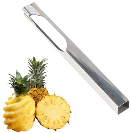 DAWCBVJQ Pineapple Eye Remover Tool,Estrattore Per Occhi Di Frutta A Forma A V,Utensile Tagliatore in Acciaio Inossidabile - Per Cucina Casa Supermarket Negozio Frutta