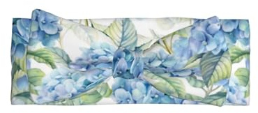 Bandeau Bébé Imprimé Hortensia - Cadeau pour Nouveau-Né, Parfait pour les Nourrissons, Filles - Accessoires Cheveux Douce Princesse