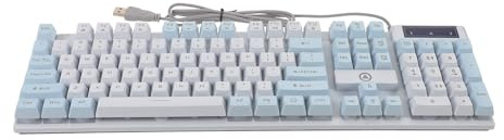 LABRIMP Tastiera Meccanica Rgb Cablata 104 Tasti per PC e Laptop | Retroilluminazione LED Mista, Abs Robusto, per Gaming e Digitazione Quotidiana