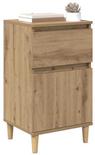 vidaXL Nachttisch Artisan-Eiche 40 x 35 x 70 cm Holzwerkstoff