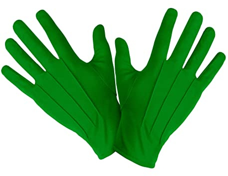 Elegante Stoffhandschuhe für Damen & Herren | Kurze Kostüm-Handschuhe in vielen Farben | Perfekt für Karneval, Fasching, Hochzeit, Halloween & Parade | Unisex Handschuhe für jeden Anlass