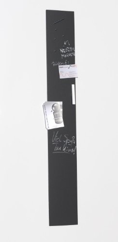 Magnet-Tafelboard, Pinnwand, Memoboard mit Tafelfolie, magnetisch, inkl. Tafelkreide und 12 Stift-Magneten