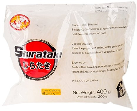 City Aroma - Shirataki schmal - Konjak Spaghetti - 8er Pack (8 x 400g/ATG 200g)