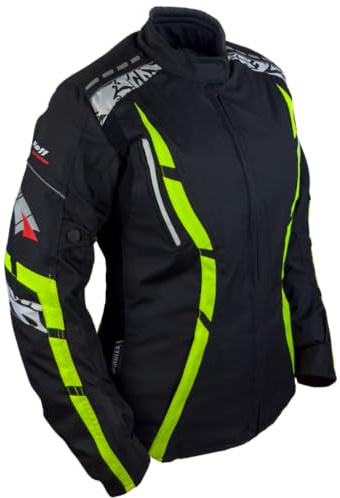 Roleff Racewear Motorradjacke Zelina, Neon Gelb, Größe XXL
