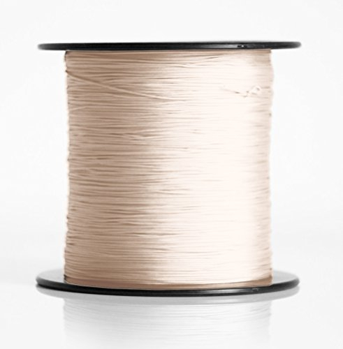 Schnur für Plissee, Rollo, Jalousette 0,8 mm Spannschnur Plisseeschnur zubehör (Creme, 50 Meter)