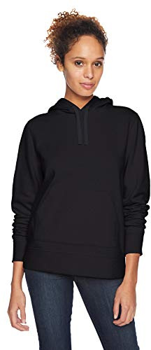Amazon Essentials Felpa con Cappuccio in Pile vestibilità Regular (Taglie Forti Disponibili) Donna, Nero, L
