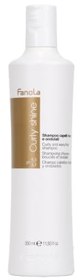 Fanola Shampoo Ricci e Ondulati, Shampoo Detergente Delicato per Ripristinare Elasticità e Idratazione per Capelli Ricci e Ricci 350