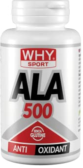 WHY SPORT ALA 500 - Acido Alfa Lipoico - Integratore a Base di Acido Lipoico - Antiossidante - 60 Compresse