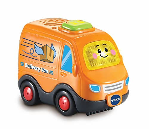 VTech Toot-Toot Drivers Delivery Van - Interactive Toddlers Toy for Pretend Play with Lights and Sounds - Suitable for Boys & Girls 12 Months, 2, 3, 4 plus Years, English Version