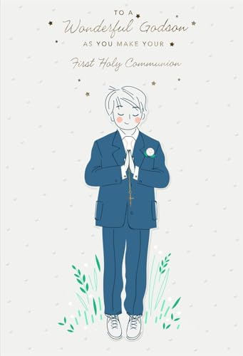 Kort Hallmark First Holy Communion Godson To a Wonderful Godson When You make your FIrst Holy Communion