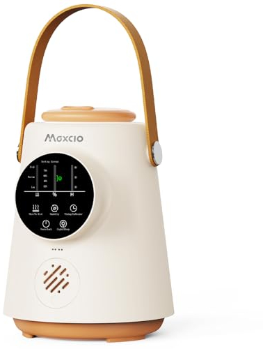 Maxcio 2.5L Humidifiers for Bedroom Baby Room with Big Touch Screen, 25H Cool Mist Humidifier with Carrying Handle, Auto-Off, Quiet 28db, Essential Oil Diffuser, Night Light for Plants, Nursery