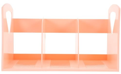 PRETYZOOM Lattice Bücherregal Tragbares Aufbewahrungsregal Für Schule Und Büro Große Kapazität Praktisches Design Für Zuhause Und Arbeitsbereich