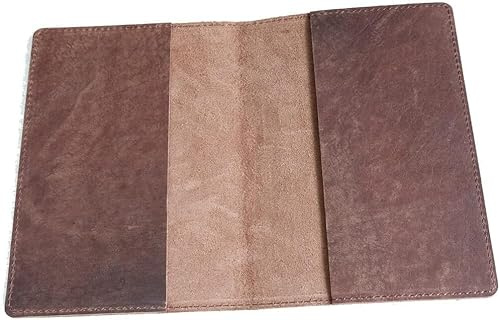 Fan&Ran Leather Cover for A5 Journals, 6.7x9, Bourbon Brown