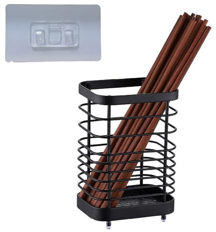 Porte-ustensiles de cuisine en acier inoxydable, porte-ustensiles, panier à couverts de 15 cm, égouttoir à vaisselle, organisateur d'évier, accessoires d'organisation d'évier pour la cuisine