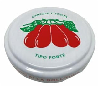 mille idee 200 Tappi Tappo Capsula Capsule D. 82 Decoro Pomodoro Pomodori Idoneo alla bollitura per barattaolo Conserve
