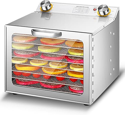 FEVKFTXF Essiccatore Alimentare dell'Acciaio Inossidabile 304, disidratatrice Intelligente del Materiale Medico Domestico e Commerciale Intelligente,8 Floors