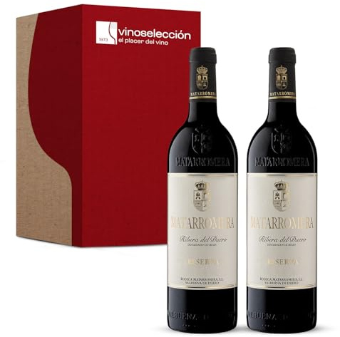 VINOSELECCION - Vino Tinto Matarromera Reserva 2019 - Ribera del Duero, Uvas Tempranillo, 2 uds, 75 cl