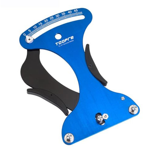 Courtieyeardceastea Misuratore di tensione per raggi bici Accessorio di riparazione professionale Strumenti di regolazione della ruota di ciclismo Strumento di manutenzione Accessori di fissaggio