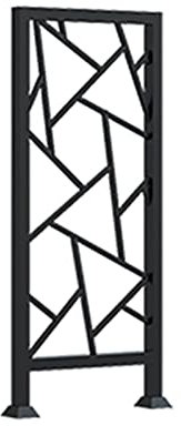 Balustrade d'escalier en fer pour grenier, balcon, terrasse, décoration intérieure et extérieure, 5 styles, noir style5
