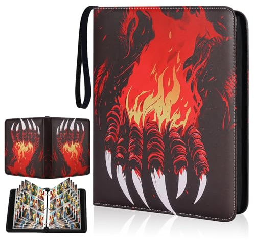 Álbum de recortes de tarjetas, 50 páginas, 900 bolsillos, tarjetas coleccionables, cuadernos, carpetas de piel sintética, resistente al agua, álbum de recortes para niños y niñas, regalo para Navidad